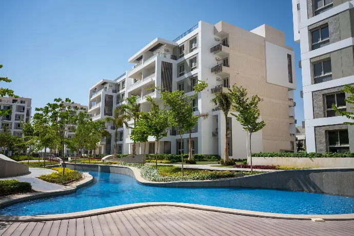 Fully finished 2 Bedrooms Apartment in Beta Greens - New Cairo